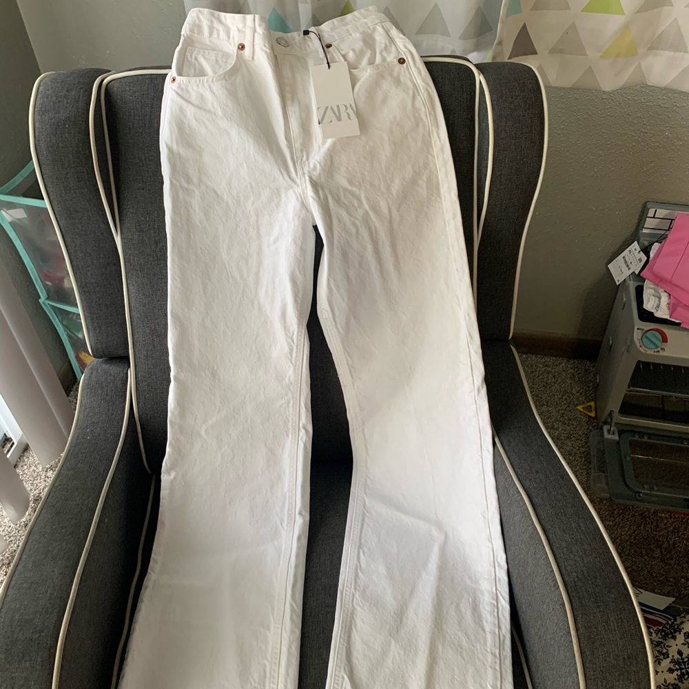 Zara wide leg High-rise fall links brand new jeans